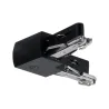 Connecteur en L URail fixe noir mat 230 V Plastique/métal
