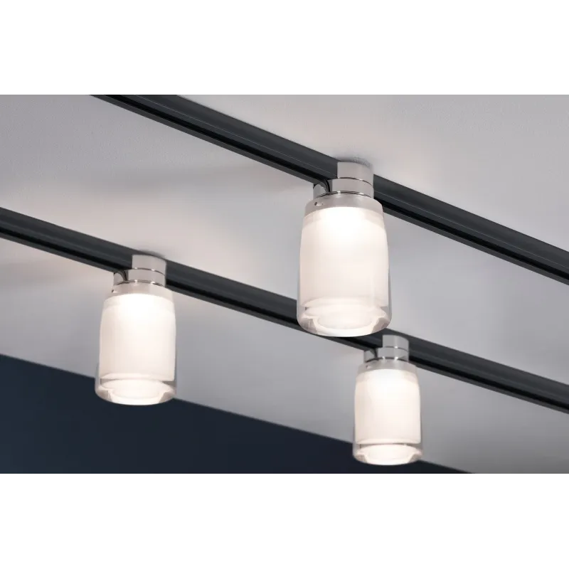 Spot LED URail Ceiling Safira 5,2 W Chrome / Clair / Satin gradable