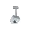 Spot LED URail Cube 8 W Chrome mat gradable 