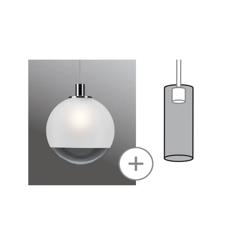 Diffuseur satiné/clair Alari URail 2Easy max. 20 W