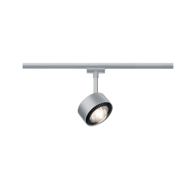 Spot LED Aldan URail 1x9 W Noir/Chrom mat gradable