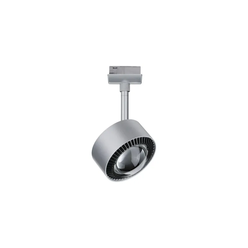 Spot LED Aldan URail 1x9 W Noir/Chrom mat gradable