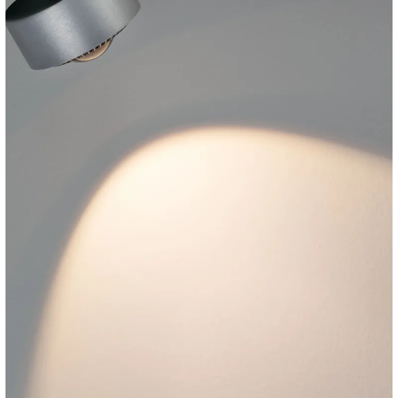 Spot LED Aldan URail 1x9 W Noir/Chrom mat gradable