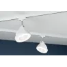 Spot URail Arena 15 W Blanc/Chrome gradable