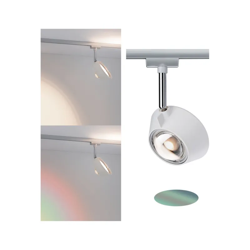 Spot LED Sabik URail 13 W blanc dépoli gradable