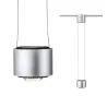Suspension LED Aldan URail 1 flamme 1x13 W Noir/Chrom mat gradable