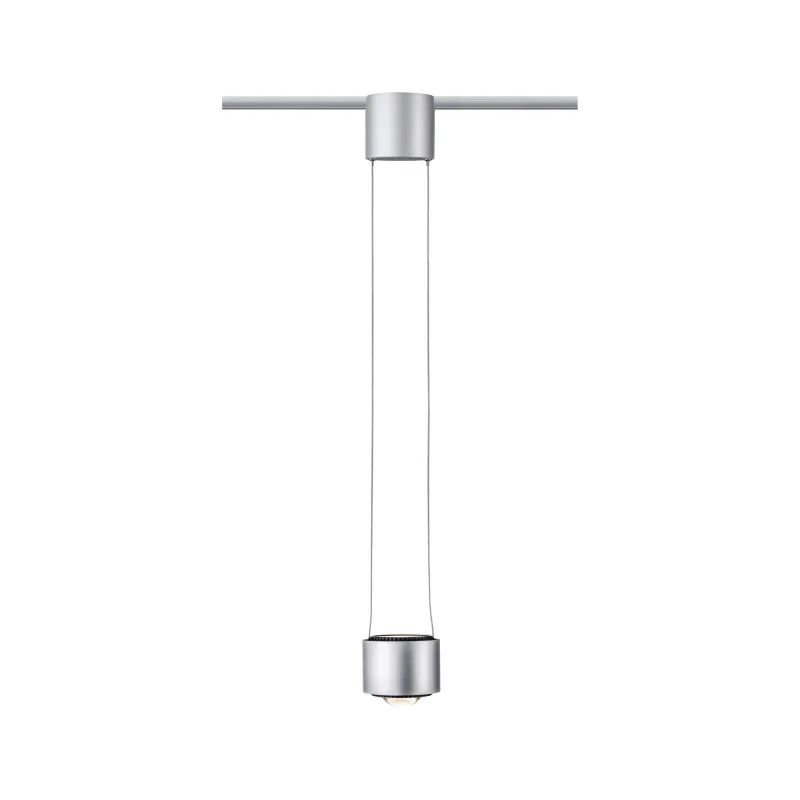 Suspension LED Aldan URail 1 flamme 1x13 W Noir/Chrom mat gradable