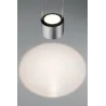 Suspension LED Aldan URail 1 flamme 1x13 W Noir/Chrom mat gradable