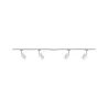 Kit URail Blossom Satin chrome mat sans ampoule, max. 4x10W G9 