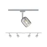 Kit URail Blossom fumé chrome mat sans ampoule, max. 4x10W G9 
