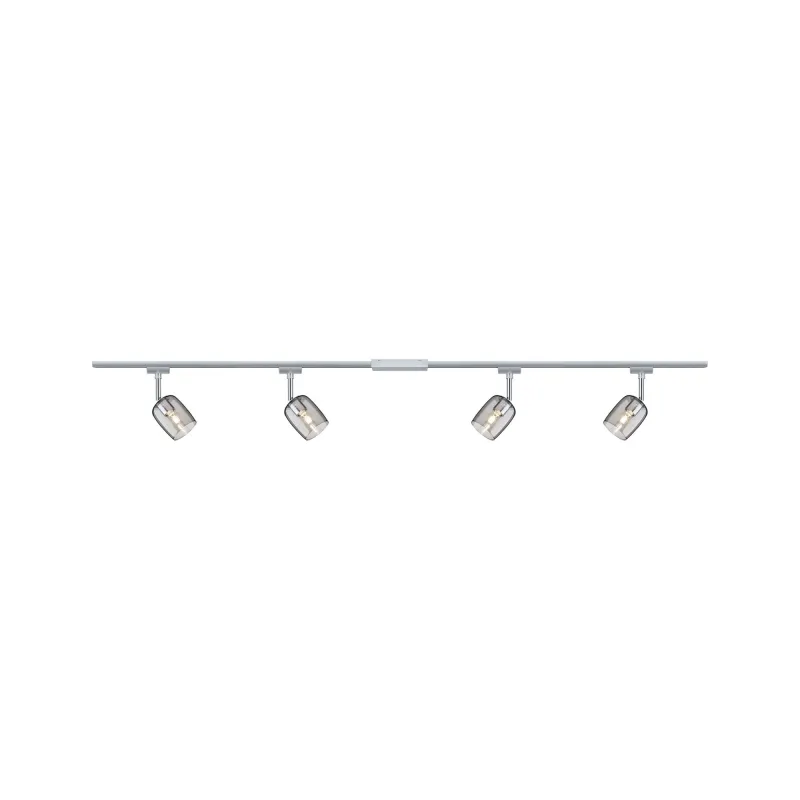 Kit URail Blossom fumé chrome mat sans ampoule, max. 4x10W G9 