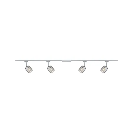Kit URail Blossom fumé chrome mat sans ampoule, max. 4x10W G9 