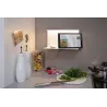 Applique murale à LED avec étagère Jarina 4.5 W blanc chargeur usb