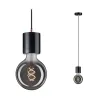 Suspension Neordic Nordin E27 max. 1x20W Noir/Marbre