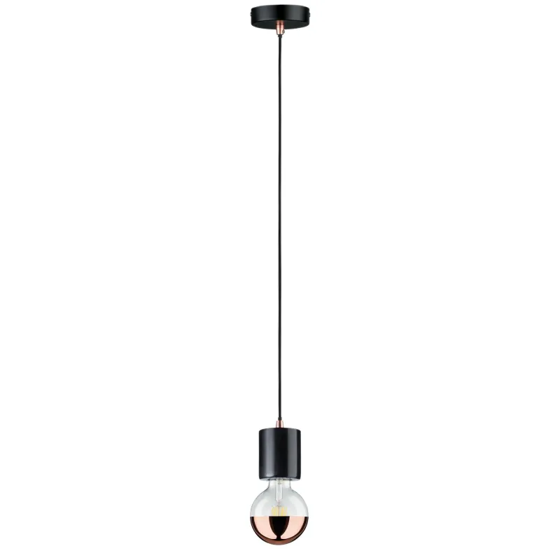Suspension Neordic Nordin E27 max. 1x20W Noir/Marbre