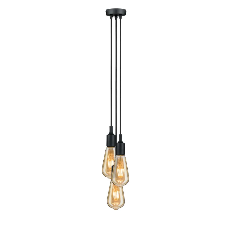 Suspension Neordic Ketil E27 max. 3x20W Noir