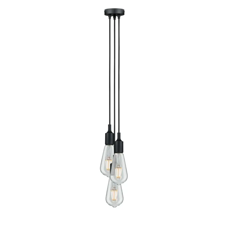 Suspension Neordic Ketil E27 max. 3x20W Noir