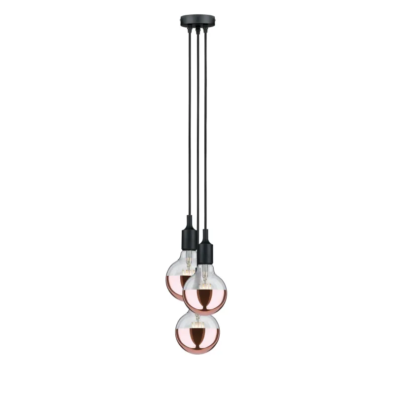Suspension Neordic Ketil E27 max. 3x20W Noir