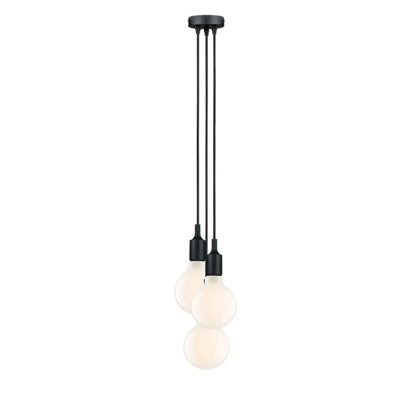 Suspension Neordic Ketil E27 max. 3x20W Noir