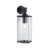 Applique murale exterieur ip44 House class courte E27 verre clair/gris