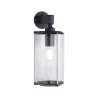 Applique murale exterieur ip44 House class courte E27 verre clair/gris