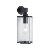 Applique murale exterieur ip44 House class courte E27 verre clair/gris