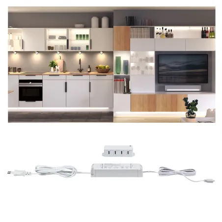 eclairage-de-meubles-driver-clever-connect-max-25-w-12-v-cc-avec-boitier-de-distribution-4x-blanc