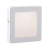 Prise veilleuse AS Esby carré Blanc 3lm 3000K Sensor - Pas cher