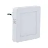 Prise veilleuse AS Esby carré Blanc 3lm 3000K Sensor - Pas cher