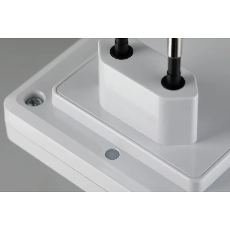 Prise veilleuse AS Esby carré Blanc 3lm 3000K Sensor - Pas cher