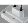 Prise veilleuse AS Esby carré Blanc 3lm 3000K Sensor - Pas cher