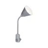 AS Spot prise Junus E14 Gris bras flex - Pas cher