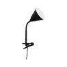AS Spot pince Vitis E14 Noir bras flex Interrupteur à cordon 1,50m ...