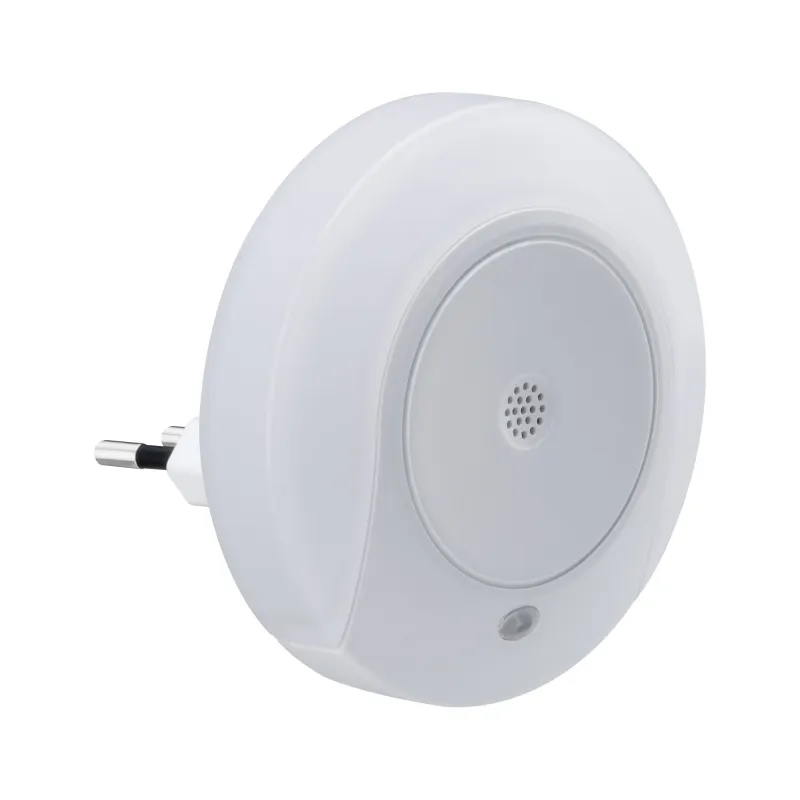Prise veilleuse AS Horby rond blanc 0,4W 3000K Sensor - Pas cher