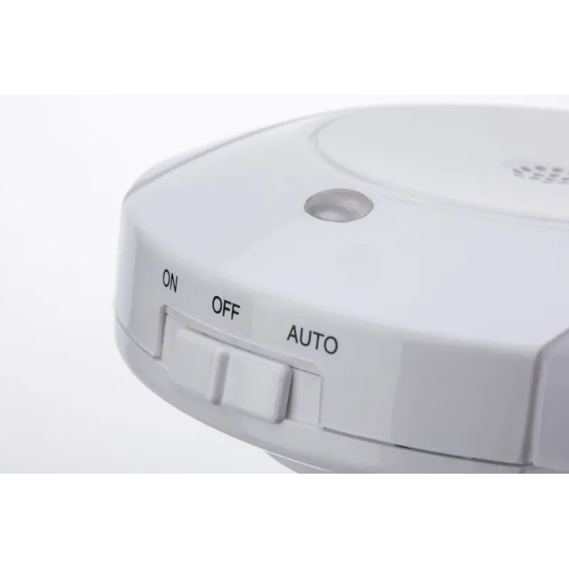 Prise veilleuse AS Horby rond blanc 0,4W 3000K Sensor - Pas cher