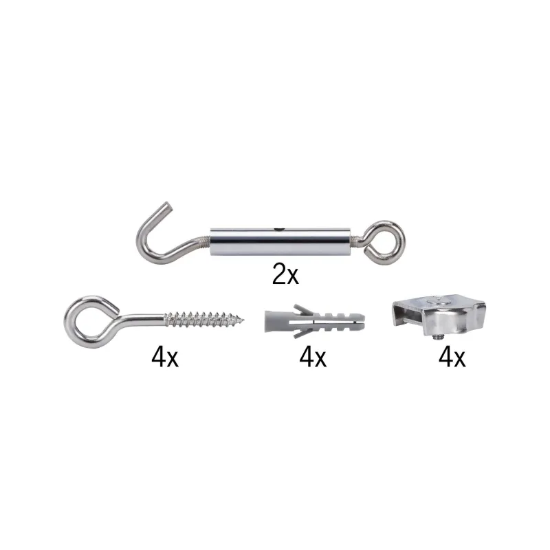 Système Câble Light&Easy Kit de traction non isolé Chrome Métal - P...