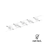 Ens. Wire System TECH max. 5x10W GU5,3 Blanc 230/12V 60VA Métal/pla...