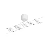 Ens. Wire System TECH max. 5x10W GU5,3 Blanc 230/12V 60VA Métal/pla...