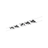Spot Wire System Mac II max. 1x10W GU5,3 noir mat 12V métal plastiq...
