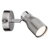 Spotlight Meli max 1x10W GU10 Nickel sat 230V, métal sans commutate...