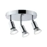 Spot FR Carolina IP44 max3x10W GU10 Chrome 230V métal - Pas cher
