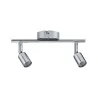 Spot FR Carolina IP44 max2x10W GU10 Chrome 230V métal - Pas cher