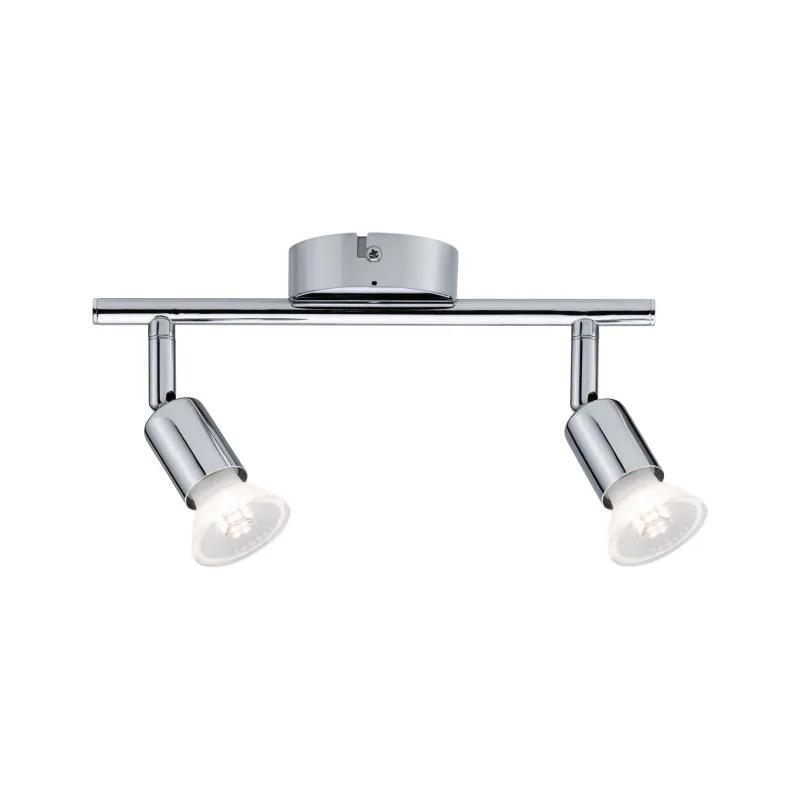 Spot FR Carolina IP44 max2x10W GU10 Chrome 230V métal - Pas cher