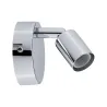 Spot FR Carolina IP44 max1x10W GU10 Chrome 230V métal - Pas cher