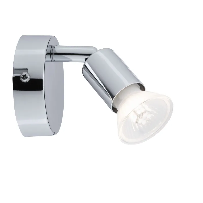 Spot FR Carolina IP44 max1x10W GU10 Chrome 230V métal - Pas cher