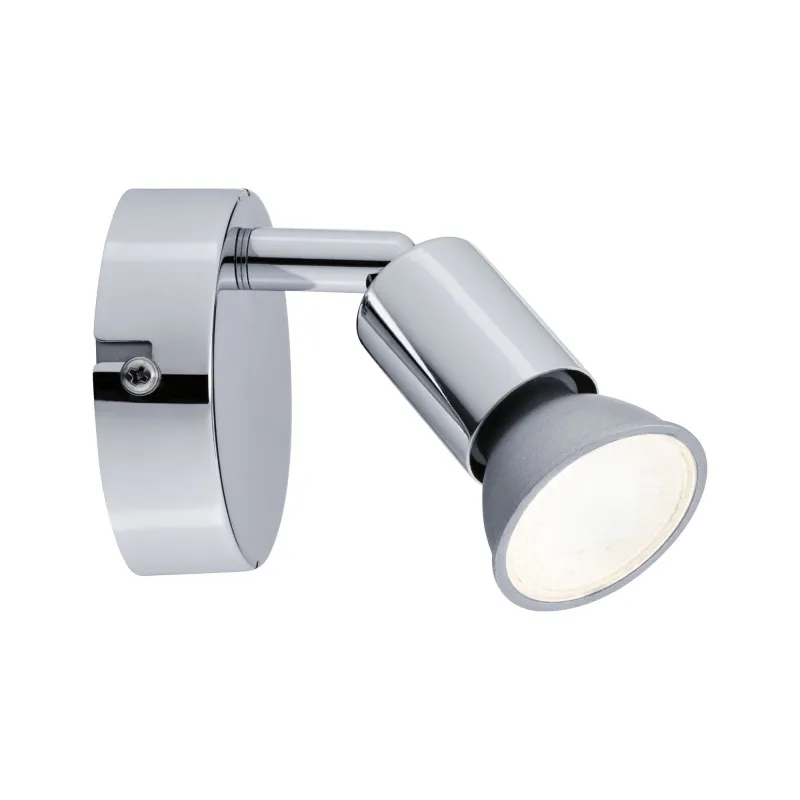 Spot FR Carolina IP44 max1x10W GU10 Chrome 230V métal - Pas cher