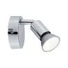 Spot FR Carolina IP44 max1x10W GU10 Chrome 230V métal - Pas cher