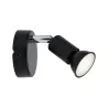Spot Carolina IP44 max1x_W GU10 Anthracite 230V Métal - Pas cher