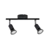 Spot Carolina IP44 max2x_W GU10 Anthracite 230V Métal - Pas cher