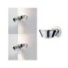 WallCeiling Sabik IP44 LED gradable 13W Chrome mat 230V plastique -...